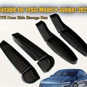Black Door Side Storage Box for Tesla Model Y 2026